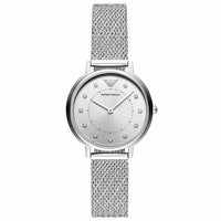 Analogue Watch - Emporio Armani AR11128 Ladies Silver Watch