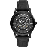 Analogue Watch - Emporio Armani AR60008 Men's Black Watch