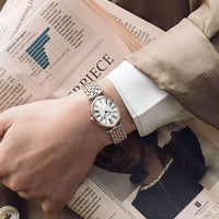 Analogue Watch - Frederique Constant Ladies Fc Art Deco Bracelet Two-Tone Watch FC-200MPW2V2B