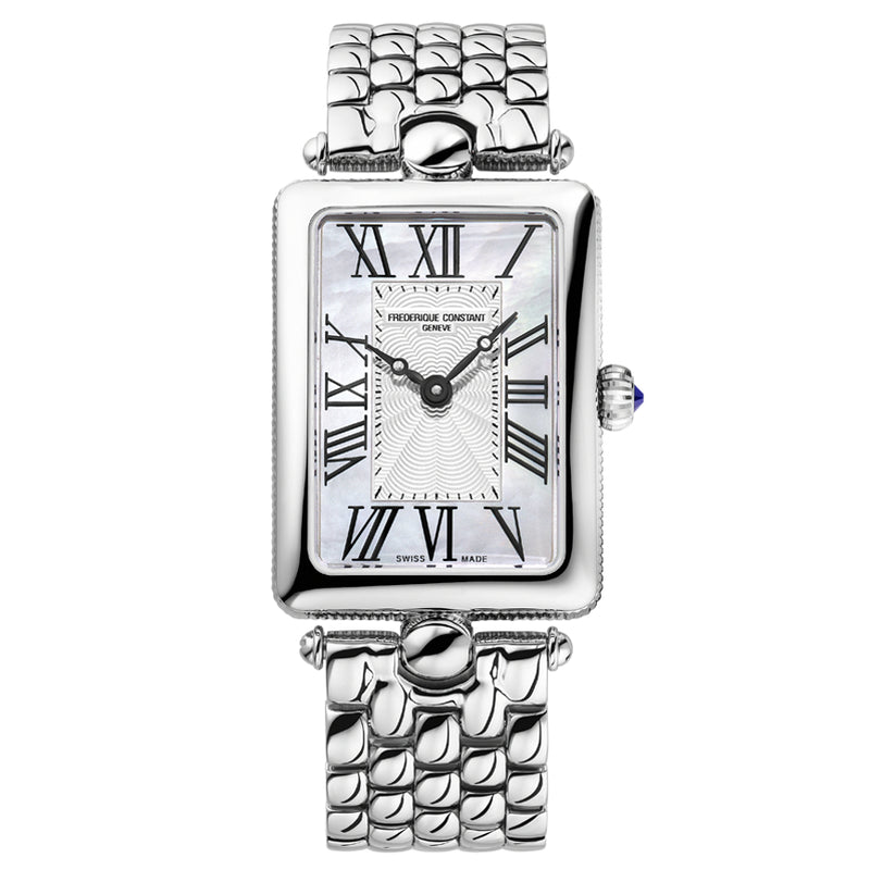 Analogue Watch - Frederique Constant Ladies Fc Art Deco Silver Watch FC-200MPW2AC6B
