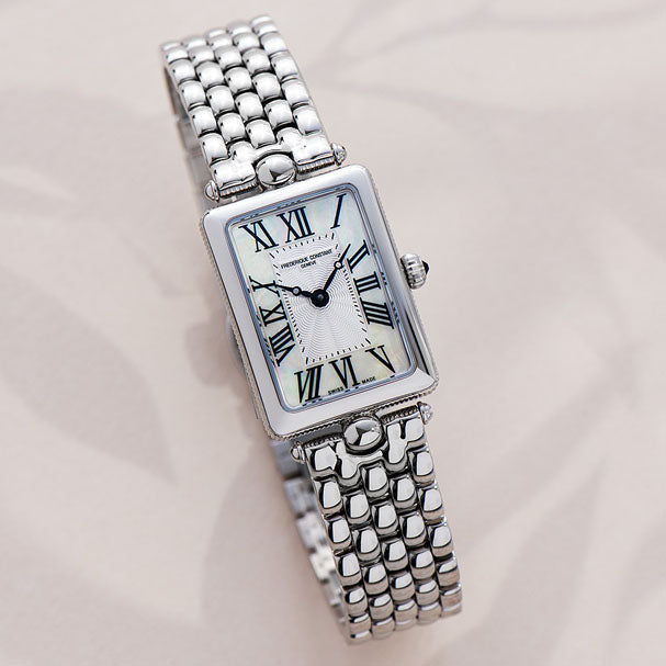 Analogue Watch - Frederique Constant Ladies Fc Art Deco Silver Watch FC-200MPW2AC6B