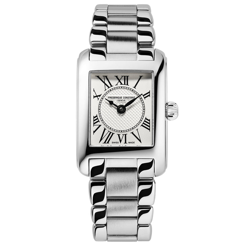 Analogue Watch - Frederique Constant Ladies Fc Classic Carree Silver Watch FC-200MC16B