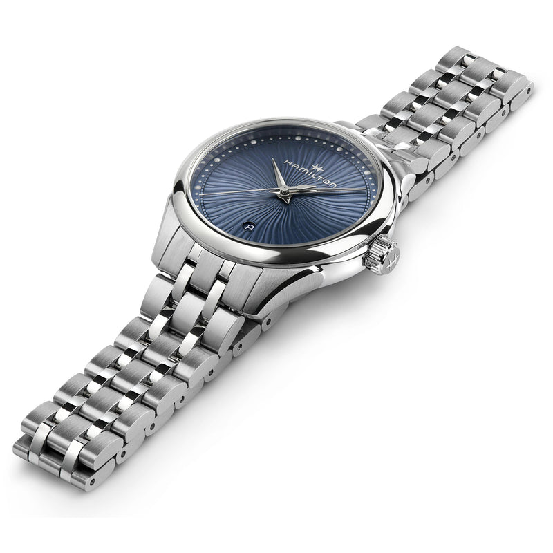 Analogue Watch - Hamilton Jazzmaster Quartz Ladies Blue Watch H32231140
