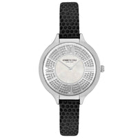 Analogue Watch - Kenneth Cole Ladies Black Watch KC51054005