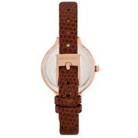 Analogue Watch - Kenneth Cole Ladies Brown Watch KC51054006
