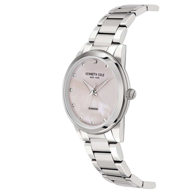 Analogue Watch - Kenneth Cole Ladies Pink Watch KC50938001