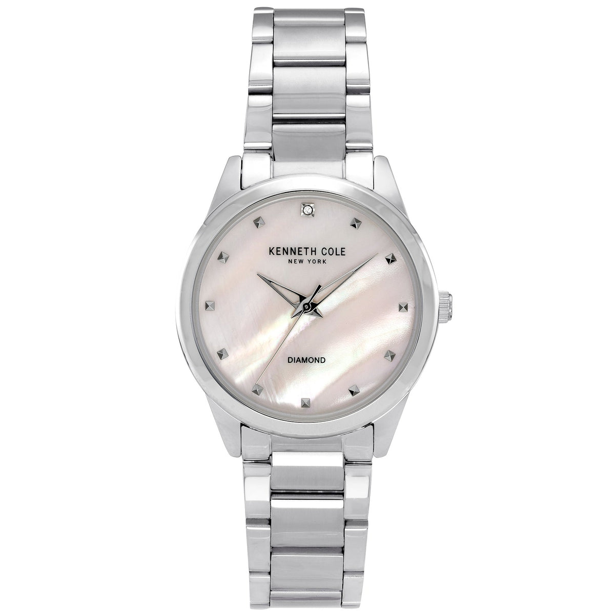 kenneth cole women's silver watch