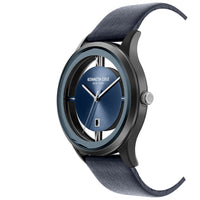 Analogue Watch - Kenneth Cole Men's Blue Watch KC50979010