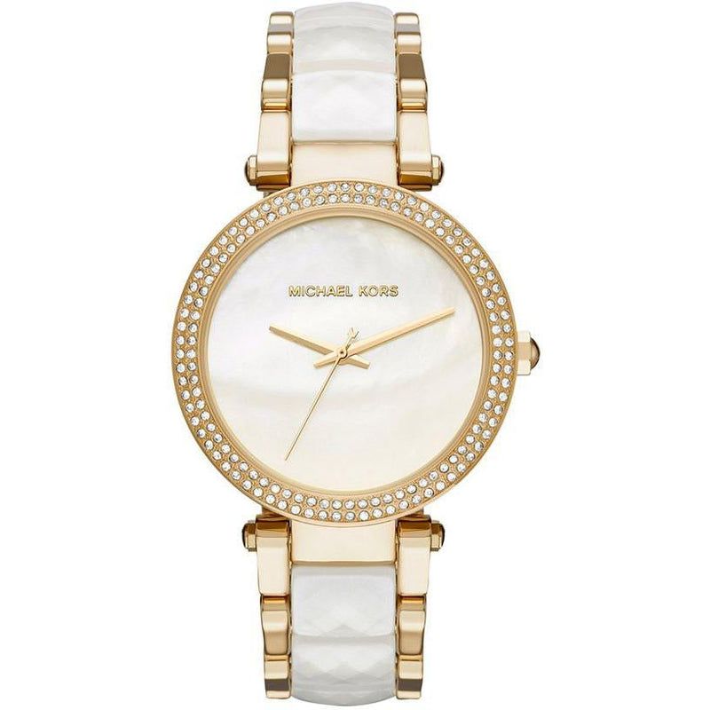 Analogue Watch - Michael Kors MK6400 Ladies Parker Gold Watch