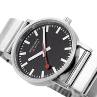 Analogue Watch - Mondaine Classic Unisex Black Watch A660.30360.16SBW