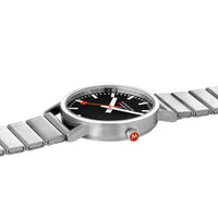 Analogue Watch - Mondaine Classic Unisex Black Watch A660.30360.16SBW