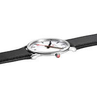 Analogue Watch - Mondaine Simply Elegant Unisex White Watch A638.30350.11SBO