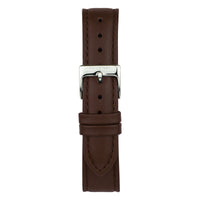 Analogue Watch - Nordgreen Native Dark Brown Leather 40mm Silver Case Watch