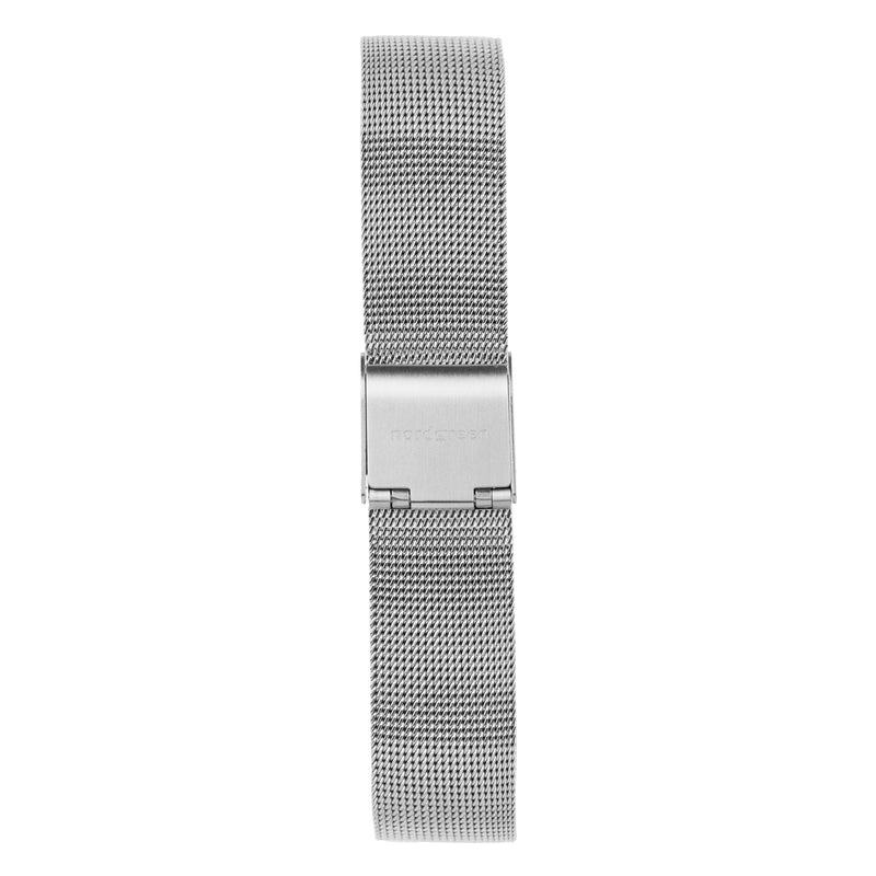 Analogue Watch - Nordgreen Unika Silver Mesh 28mm Silver Case Watch
