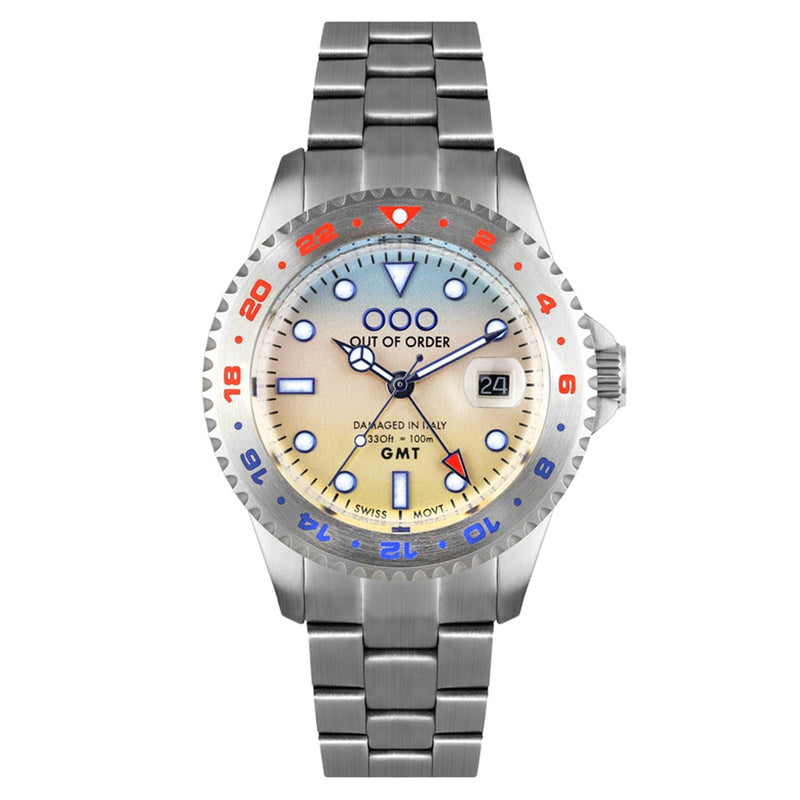 Analogue Watch - Out Of Order Men's Multi-Color GMT Paris Watch OOO.001-19.PA