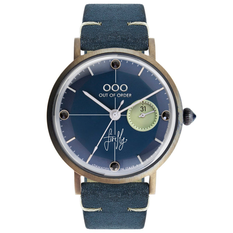 Analogue Watch - Out Of Order Women's Blue Firefly 36 Watch OOO.001-7.BL