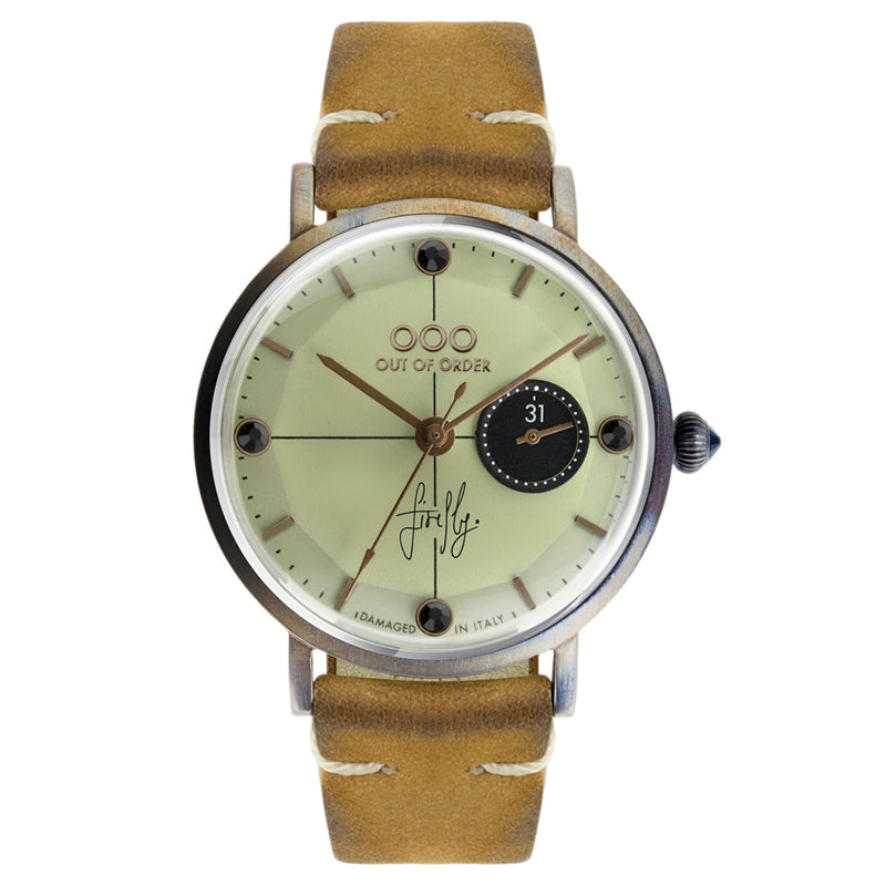 Analogue Watch - Out Of Order Women's Brown Firefly 36 Watch OOO.001-7.CR