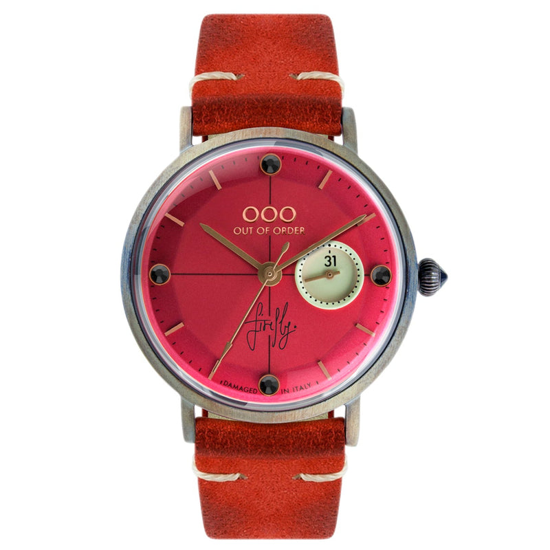 Analogue Watch - Out Of Order Women's Red Firefly 36 Watch OOO.001-7.RS