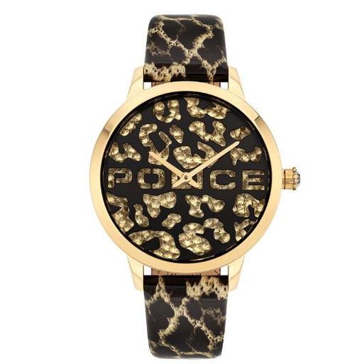 Analogue Watch - Police Gold Bagan Printed Watch 16028MSG/02