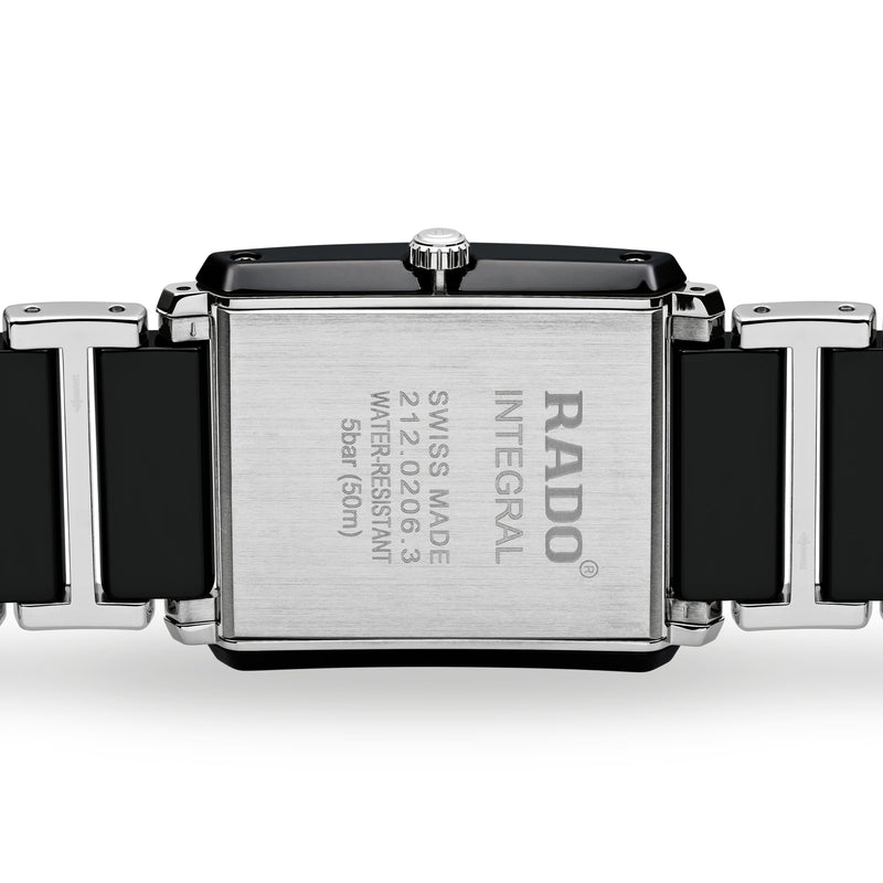 Analogue Watch - Rado Integral Diamonds Unisex Black Watch R20206712