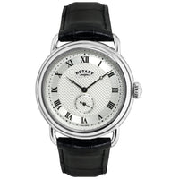 Analogue Watch - Rotary Canterbury Men's Silver Watch GS02424/21