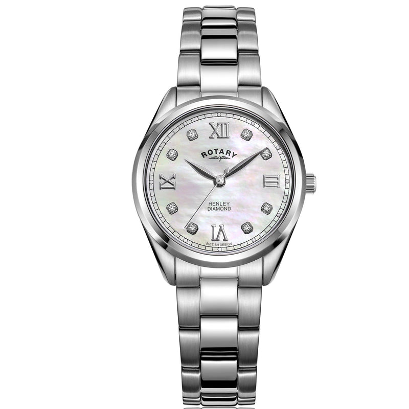 Analogue Watch - Rotary Henley Ladies White Watch LB05110/07/D