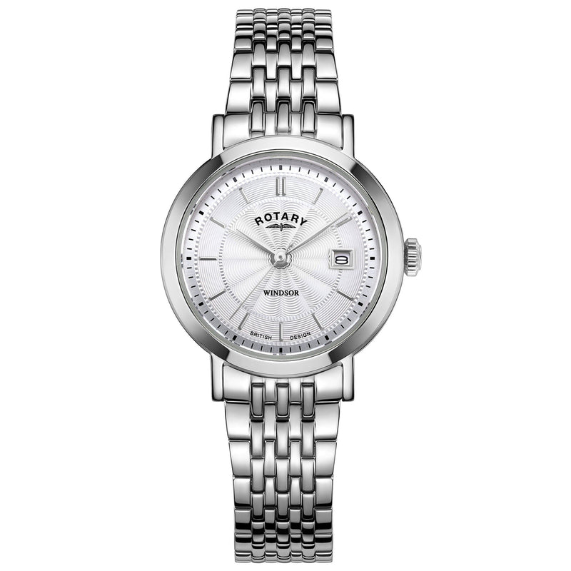 Analogue Watch - Rotary Windsor Ladies Silver Watch LB05420/02