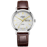 Analogue Watch - Rotary Windsor Men's Silver Watch GS05420/02