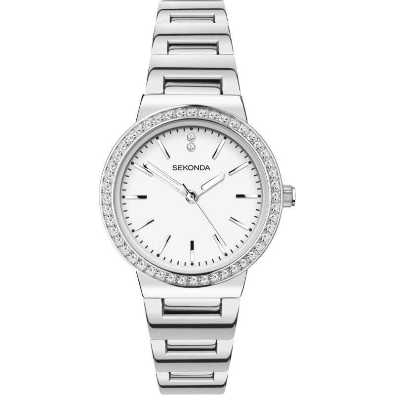 Sekonda 40077 Ladies White Watch from WatchPilot™