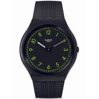 Analogue Watch - Swatch Brushed Green Men's Watch SS07B108