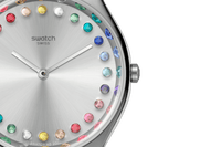 Analogue Watch - Swatch Gleam Team Skin And Irony New Season Women's Blue Watch SYXS144