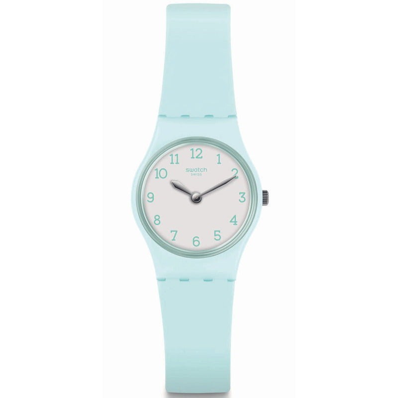 Analogue Watch - Swatch Greenbelle Ladies Blue Watch LG129