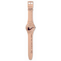 Analogue Watch - Swatch La Trahison Des Images By Rene Magritte Ladies Watch SO29Z124