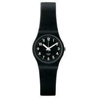Analogue Watch - Swatch Lady Black Single Core Collection Women's Black Watch LB170E