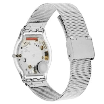 Analogue Watch - Swatch Metal Knit Again Men's Watch SS08M100M