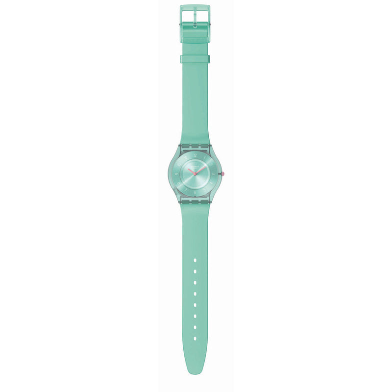 Analogue Watch - Swatch Pastelicious Teal Men's Watch SS08L100