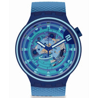 Analogue Watch - Swatch Second Home Men's Blue Watch SB01N101