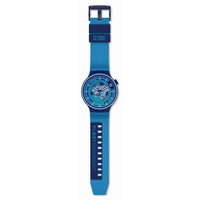 Analogue Watch - Swatch Second Home Men's Blue Watch SB01N101