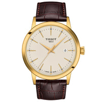 Analogue Watch - Tissot Classic Dream Men's Ivory Watch T129.410.36.261.00