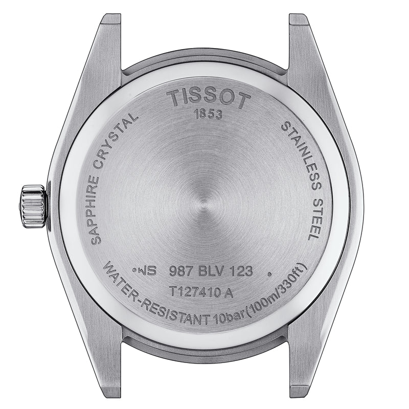 Analogue Watch - Tissot Gentleman Men's Silver Watch T127.410.11.031.00