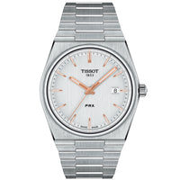 Analogue Watch - Tissot Prx Men's Silver Watch T137.410.11.031.00