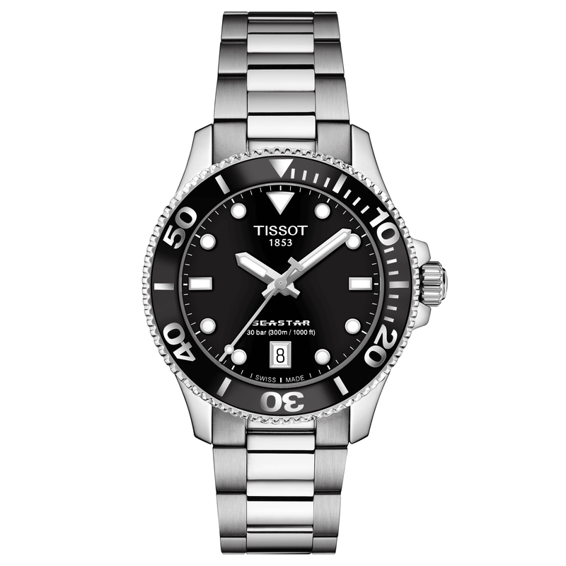 Analogue Watch - Tissot Seastar 1000 36mm Silver Watch T120.210.11.051.00