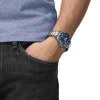Analogue Watch - Tissot Seastar 1000 40mm Unisex Blue Watch T120.410.11.041.00