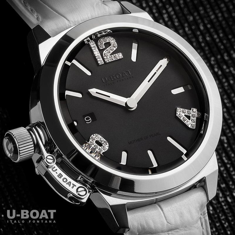 Analogue Watch - U-Boat 8482 Ladies White Classico Watch