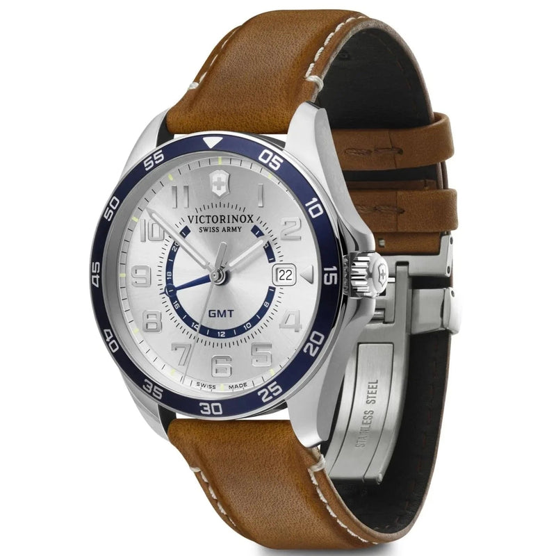 Analogue Watch - Victorinox FieldForce GMT Men's Brown Watch 241931