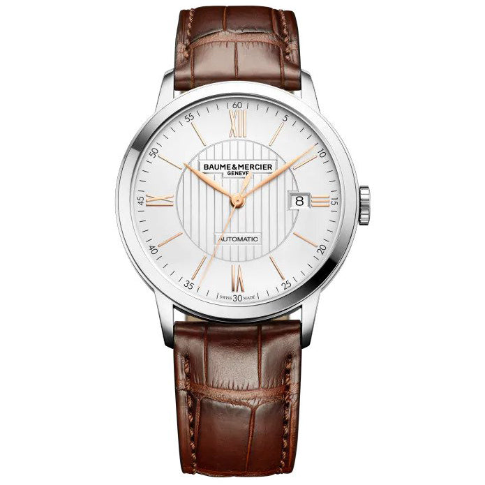 Automatic Watch - Baume Mercier Men's Brown Classima Watch BM0A10263