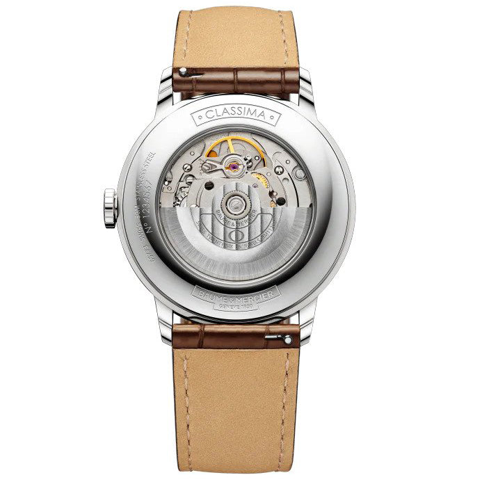 Automatic Watch - Baume Mercier Men's Brown Classima Watch BM0A10263