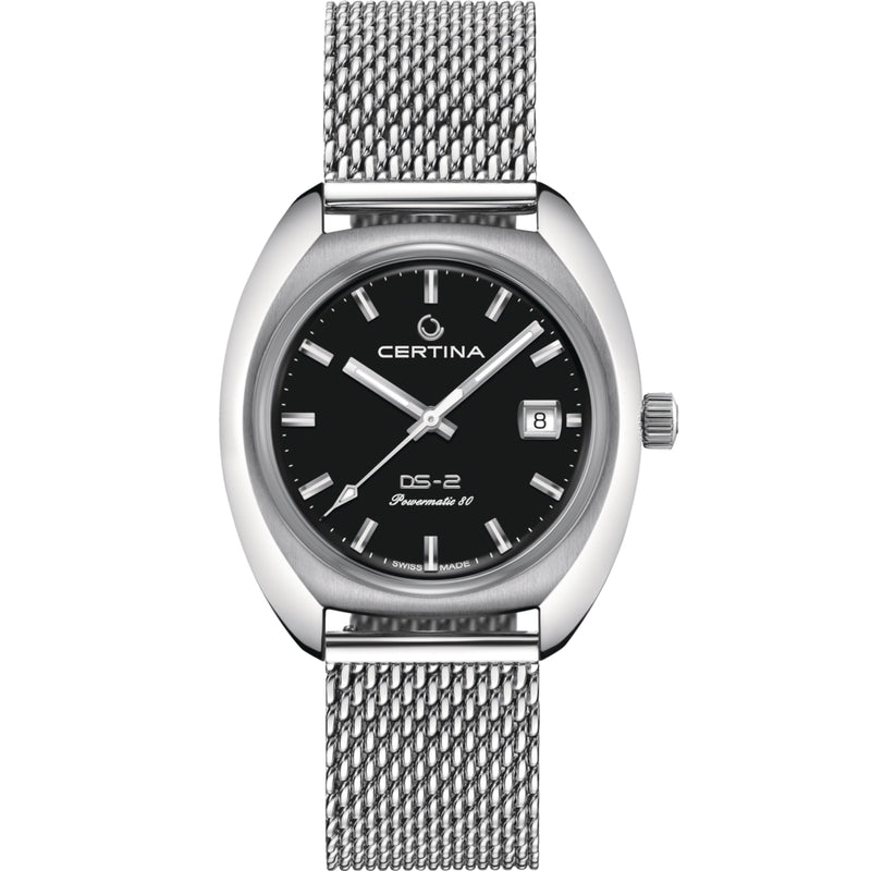 Automatic Watch - Certina DS-2 Powermatic 80 Men's Steel Watch C0244071105100