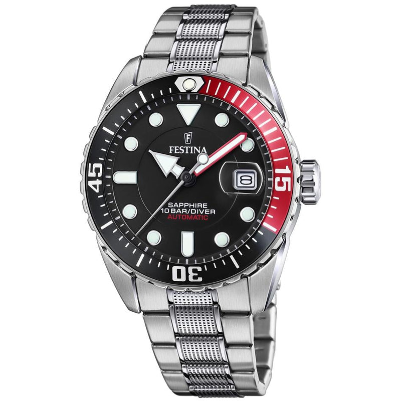 Automatic Watch - Festina F20480/4 Men's Black Automatic Watch