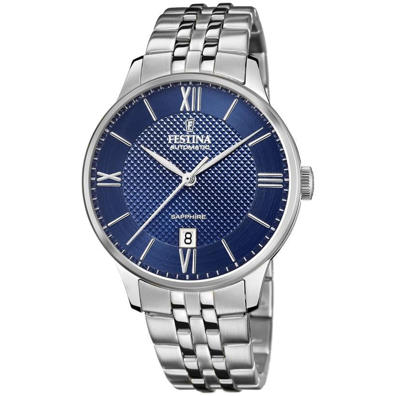 Automatic Watch - Festina F20482/2 Men's Blue Automatic Watch